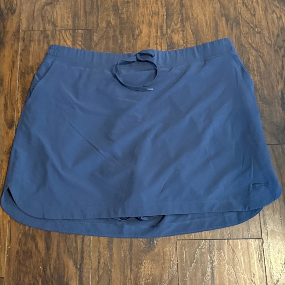 Blue golf skort